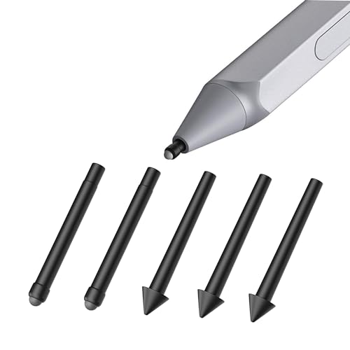 [5 Unités] Original Pointes de Remplacement pour Microsoft Surface Pen, Type (HB) et (2H) Mine Original pour Stylet Remplacement pour Surface Pro 2017...