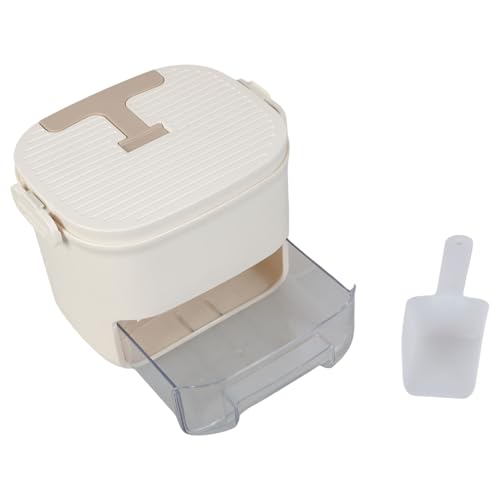 Bandeja de hielo apilable con tapa extraíble, sistema de cajones deslizantes, bandeja de hielo, congeladores, caja de almacenamiento para hacer cócteles