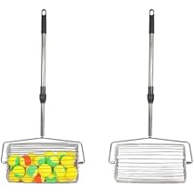 Portable Tennis Ball Picker Retractable Metal Tennis Ball Retriever Multifunction Ball Collector
