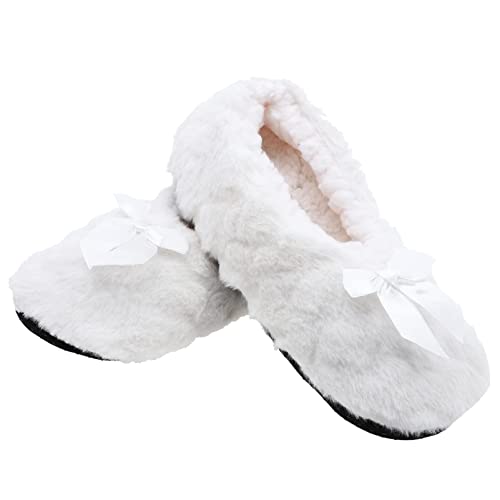 gerenic Chaussettes pour Femmes Chaussettes Chaudes d'hiver pour la Maison Chaussettes Douces et Confortables avec Pinces antidérapantes Chaussettes moelleuses pour la Maison Cover
