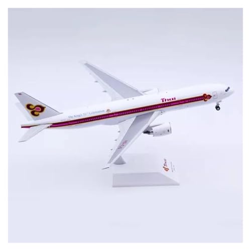 Modelo Thai B777-200 diecast 1:200 en aleación para vitrina de coleccionista