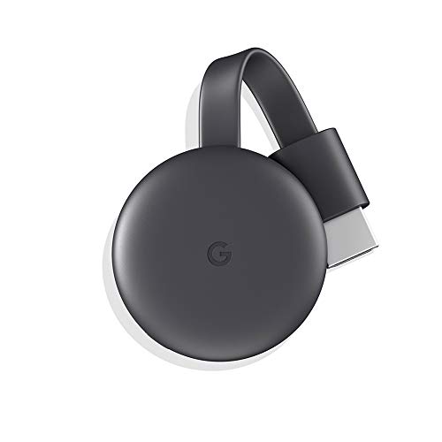 Google Chromecast ストリーミング コンテンツを再生します、チャコール色