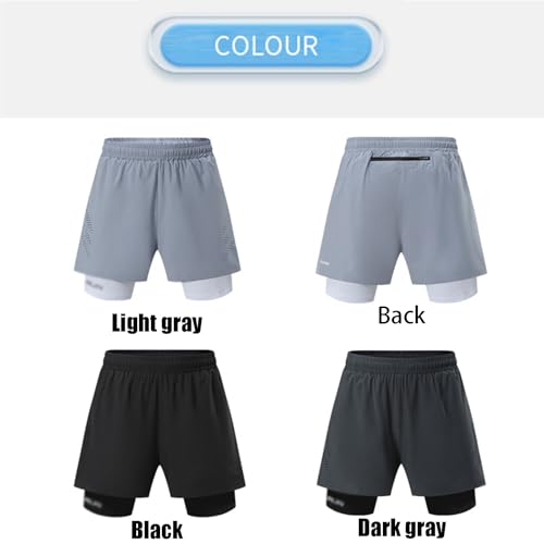 Pantalones cortos de ciclismo para hombre con bolsillos con cremallera miniatura 5