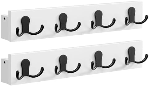 Amazon.com: SONGMICS Set of 2 Coat Racks Wall Mount, Coat Hooks Wall ...