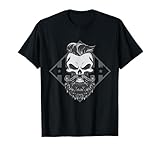 American Style Beard Skull T-Shirt