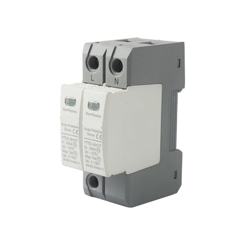 Pararrayos SPD AC 275V protector de sobretensiones de 2 polos YTTS1-B+C/7 3