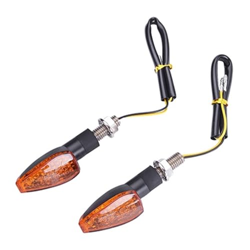 Clignotant moto LED universel 12V haute visibilité | Kit de 2 lampes courtes 14 LED