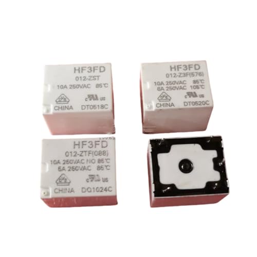 Relais HF3FD-012-Z3F haute performance de commutation 10A 250VAC inverseur 5 broches