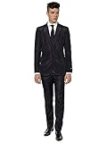 3 TEILE: Das Outfit für Herren enthält eine gefütterte Jacke (Blazer) und eine Krawatte. Die Hose sind mit einem elastischen Bund für eine perfekte Passform.