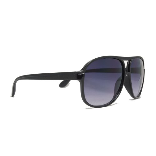 Sunglasses Plastic Aviator Classic Tear Drop Square Shape with Double Brow, Large2