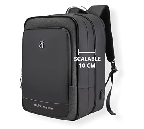 Mochila Pasta Notebook Executiva Viagem Expansiva Reforçada Premium Impermeável com entrada USB Resistente à Riscos Espaçosa Exclusiva