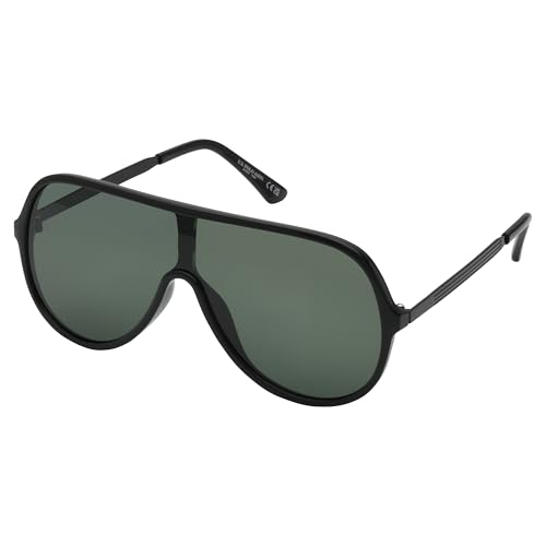 U.S. POLO ASSN. Men's PA3102 Modern Pilot Shield Polarized Aviator Sunglasses with UV400 Protection, Sport Sunglasses for Men