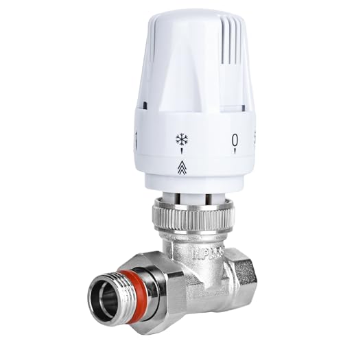 YYTECH G1/2 Messing Thermostatventil Thermostatkopf Heizkörper Thermostatsatz Heizkörperventil Heizkörperzubehör Heizung Thermostatventil Rücklaufverschraubung mit Gewindeanschluss für Heizkörper YYTECH G1/2 Messing Thermostatventil Thermostatkopf Heizkörper Thermostatsatz Heizkörperventil Heizkörperzubehör Heizung Thermostatventil Rücklaufverschraubung mit Gewindeanschluss für Heizkörper
