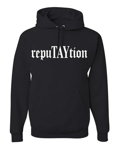 Freedomtees RepuTAYtion Unisex Hooded Sweatshirt Black