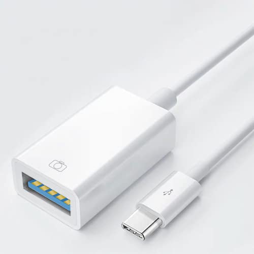 Image of CEZO Type C Male to USB 3.0 Female OTG Cable Thunderbolt 3 to USB Adapter Compatible for MacBook Pro /Air, Samsung Galaxy S21 S20 Ultra Note 20 /10 S10 S9 S8 Plus, Google Pixel