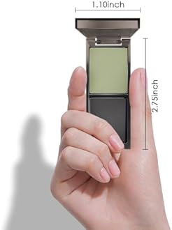 CAKAILA Green Black Two Color Matte Shimmer Glitter Eyeshadow,Bright Eye Shadow Powder,Professional Long-Lasting Waterproof Makeup Palette,Easy-To-Apply and Compact for Travel