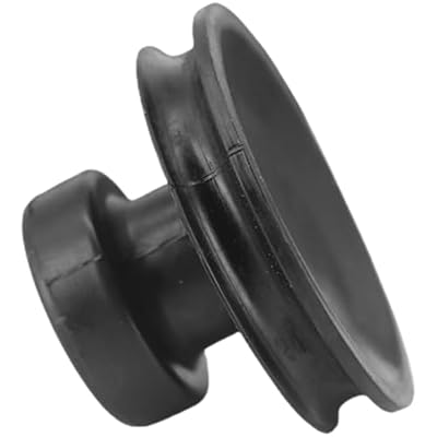 Zerodeko Rubber Singing Bowl Lifter Handle with Strong Suction and Light Weight Convenient to Use Suction Tool for Full Moon Bowl Black Handled for Meditation