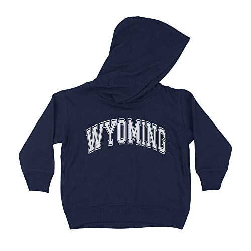 Arch Wyoming Kids Hoodie Sweatshirt Toddler 4T Navy