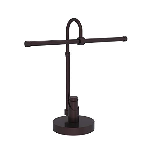 Allied Brass TR-52-ABZ Tribecca Collection 2 Arm Guest Towel Holder, Antique Bronze