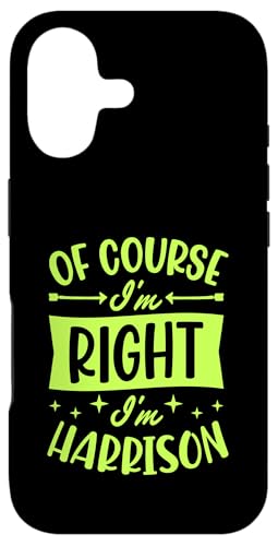 �������I'm Right I'm Harrison �p�[�\�i���C�Y ���O �X�}�z�P�[�X iPhone 17 �p