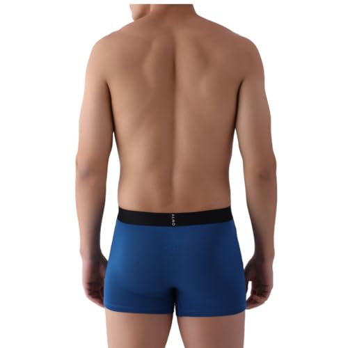 Image of ALMO Men's Micromodal Trunks (Pack of 5)| 3X Softer Than Cotton | Regular Fit | Ultrasoft Waistband | Metallic Collection