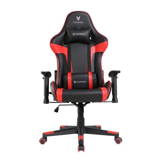 Oversteel - ULTIMET Silla Gaming Profesional Polipiel, Reposabrazos 2D, Ajustable en Altura, Respaldo Reclinable 180º, Pistón Gas Clase 3, Hasta 120Kg, Color Rojo