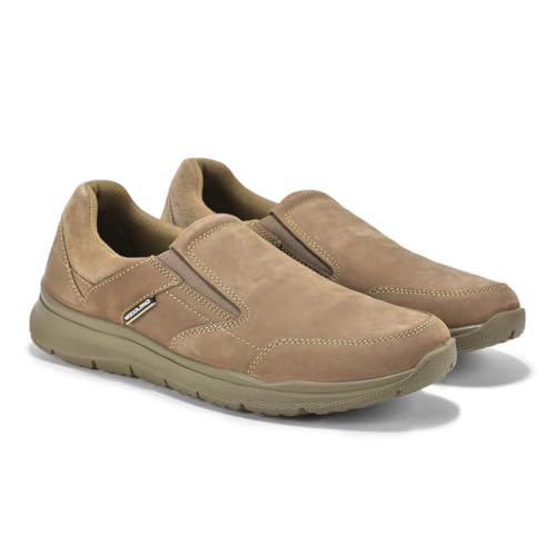 Image of Woodland Dubai Khaki Casual Slip-on Shoes - Premium Stylish Trendy Fashion Footwear, Comfortable & Durable Design, Perfect, Casual Outings, Office, Lightweight Shoes