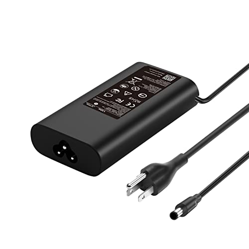 130Watt Tip 4.5mm Fit for Dell XPS 15 Charger 7590 9530 9550 9560 9570 Precision M3800 5540 5510 5520 5530 Inspiron 7347 7348 7459 130W Dell Laptop Charger (HA130PM130/DA130PM130) Power Supply Cord