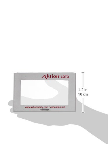 Image of Acrylic Electrical Panel Lockout Device AK-VCB-38 - Size Double Sided Tape 3 x 5 inch, White (Pack of 2)