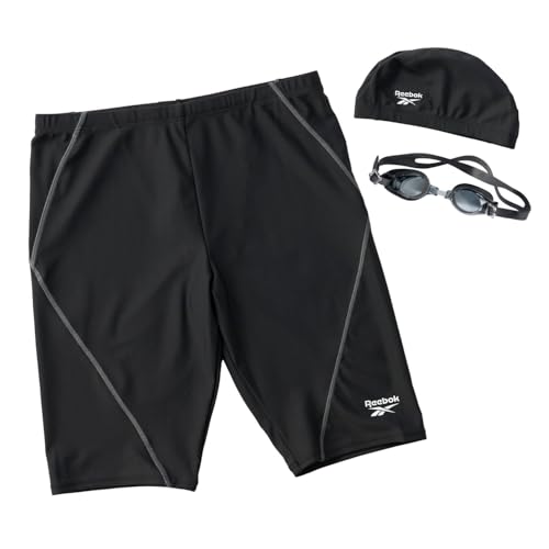 Reebok スイムパンツ キャップ ゴーグル 3点セット 425755 BGY M