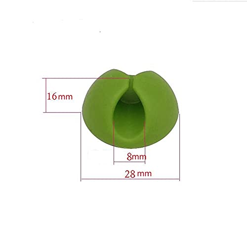 6 Pcs Pack Cable Clips Desktop Cord Organizer,Cable Management, Wire Holder System, Multipurpose Silicone Adhesive Cord Hooks for Home, Office, Car, Desk, Computer, Charging 4 31LbPuOfEJL