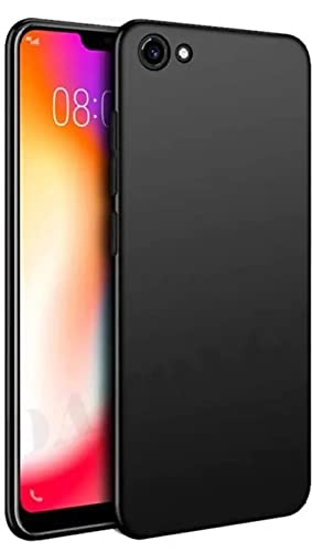 Image of Mobile Back Cover Case for Vivo V5 (Silicone Case|CameraProtection|Black SC1510)