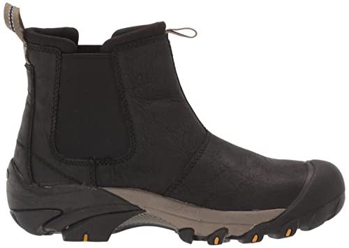 Keen Women's Targhee 2 Mid-Height Hiking Chelsea Boot, Black/Brindle, 8.5 #TOP5