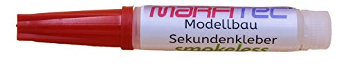 marfitec Modellbau Sekundenkleber 1g mittelflüssig - smokeless - Ohne Ausblühungen