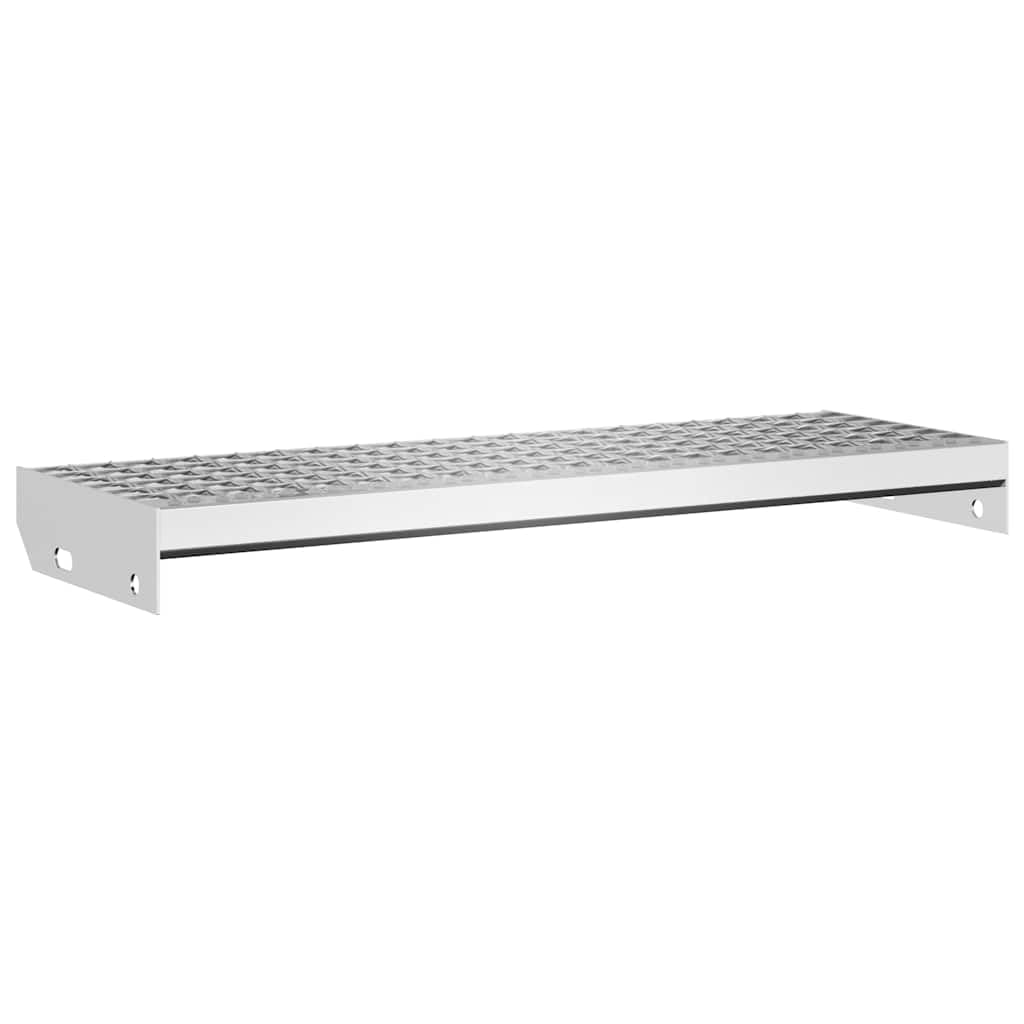 vidaXL Gradino in Griglia 70x24x7 cm Acciaio Zincato