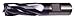 CLEVELAND Sq. End Mill,Single End,Pow Met,1" C41173