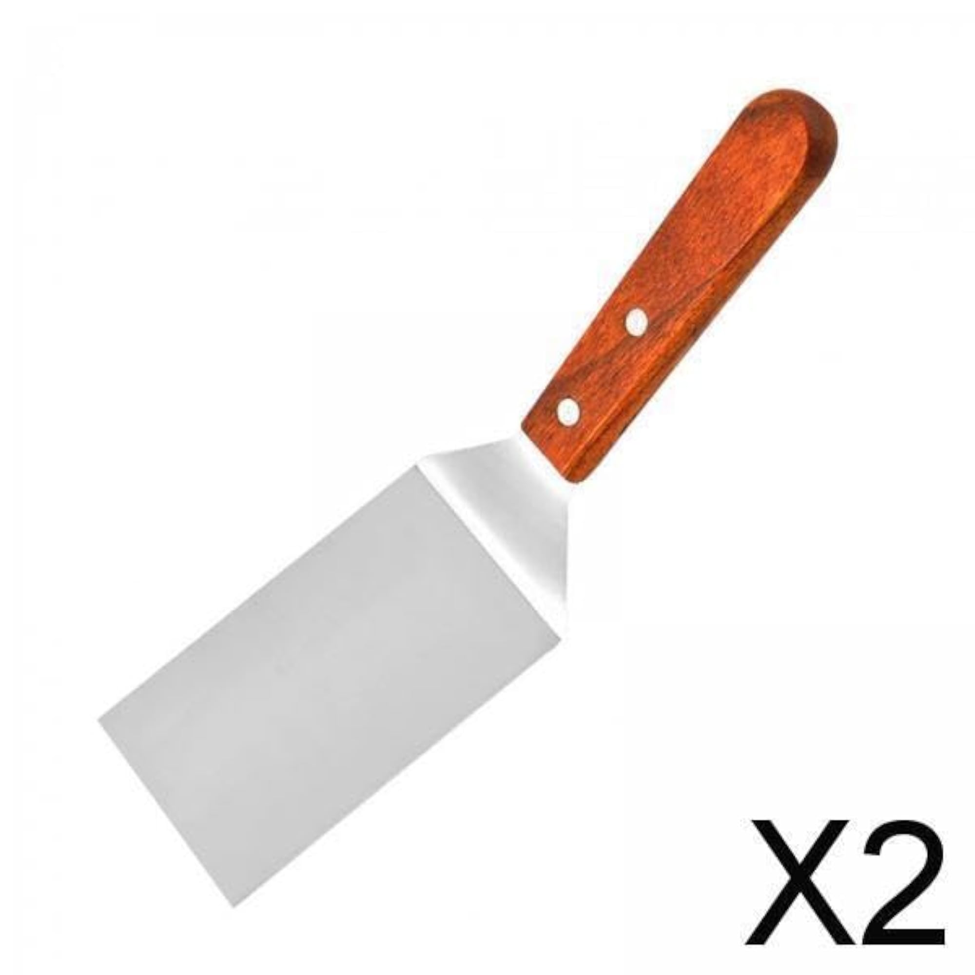 Manual Flat Top Metal Spatula for BBQ