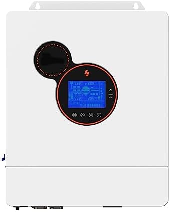 Y&H 5000W Hybrid Solar Inverter 48V 110V Off-Grid Pure Sine Wave Inverter Peak Shaving and Valley Filling with 100A MPPT Solar Charge Controller,Support Parallel,for Lead Acid and Lithium