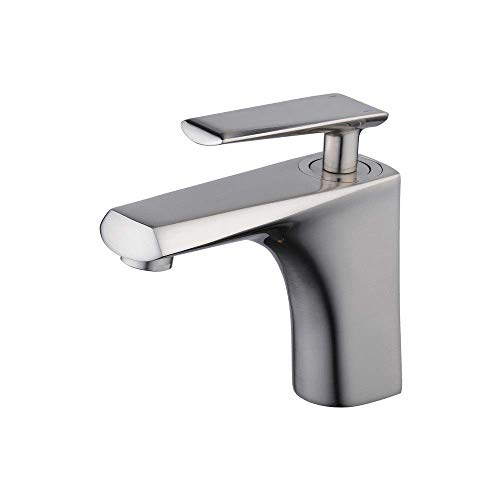 Grifo de cobre cepillado cromado con diseño elegante y duradero para baño