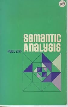 Paperback Semantic Analysis Book