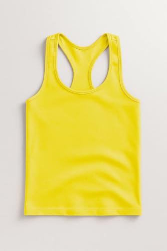 Image of Kurve Premium Girls Seamless Supersoft Wide Strap Comfortable Racerback Tank (Made with Love in The USA)