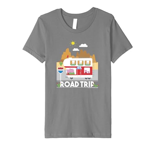 T-shirt Peppa Pig Road Trip parfait pour les vacances en voiture