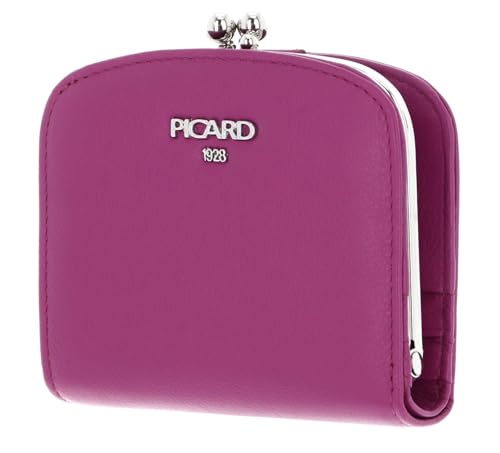 Porte-monnaie Bingo Picard vertical wallet fuchsia pourpre petit portefeuille
