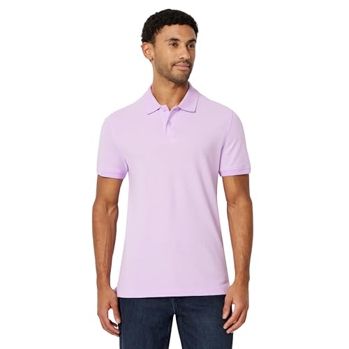 Image of Amazon Essentials Men's Slim-Fit Short-Sleeve Cotton Pique Polo Shirt