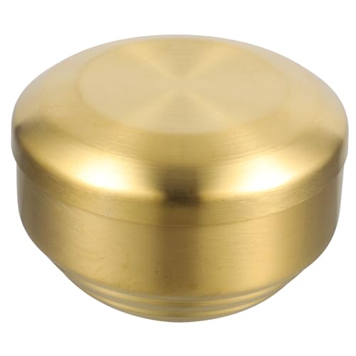 SOLUSTRE Korean Style Stainless Steel Rice Bowl with Lid Double Insulated Design for Soup and Snacks and Stylish Kitchen Essential