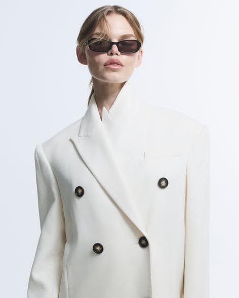 Margaux Sunglasses – Women’s Black Glossy Frame with Brown Tinted Lenses | 100% UV Protection, Premium Acetate, Designer Style - Image 5