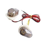 SEGURIDAD Y VISIBILIDAD MEJORADAS: Las luces indicadoras de señal de giro LED para motocicleta cuentan con luces de marcha LED y señales de giro que emiten un brillo brillante y constante, lo que aumenta significativamente la visibilidad de su motocicleta en la carretera.