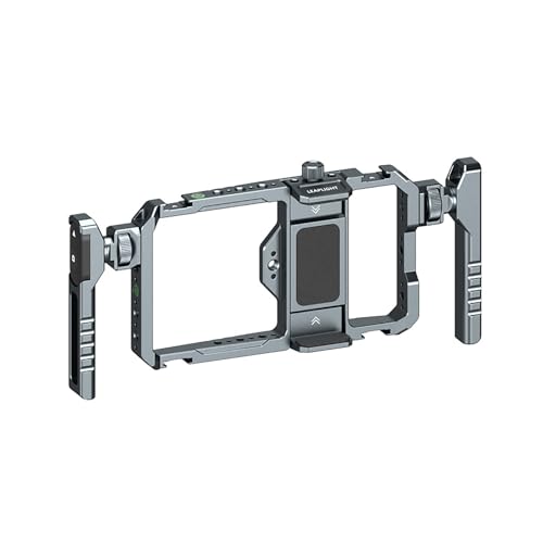 Cage de téléphone en métal réglable 17,2x9cm avec 5 cold shoes et vis 1/4