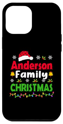 Carcasa para iPhone 14 Plus Personalised Anderson Family Christmas Matching Funny Xmas