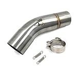 Modèle applicable : Pour Suzuki GSX-R600/750 GSXR 600 750 K11 2011 2012 2013 2014 2015 51 mm Silencieux D'échappement Moto Section Intermédiaire;